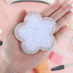 Resin Nail Art Palette Gold Edge Nail Holder