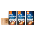 Duke Cannon Big Brick of Soap - Campfire, Smoky Hickory Scent, American-Made, Large Size, 10 oz. (3 Pack)