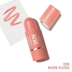 CoverGirl Trublend Skin Enhancer Blush Balm Stick, 220 Nude Flush, Vegan Formula, Easy to Use, Glides on Effortlessly, Non-Greasy, Doesn't Crease, 0.21oz