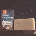 Duke Cannon Big Brick of Soap - Campfire, Smoky Hickory Scent, American-Made, Large Size, 10 oz. (3 Pack)