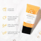 NEUTRIHERBS Sunscreen Tinted SPF 50 for Face & Body, PA++++ Sunblock Lotion, Broad Spectrum, Vitamin E and Vitamin C Face Sunscreen, Travel Sunscreen