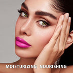 MAKI YIKA Moisture Purple Lipstick for Women Hydrate Lip Gloss for Dry Cracked Lips Weightless Glossy Lip Color Juicy Finish,MA068 Rose Love