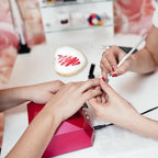 Resin Nail Art Palette, Polish Color Mixing Plate