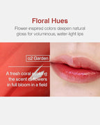 Vegan Serum Lip Tint (02 Garden, 0.21oz) - Long-Lasting Moisturizing Formula, Lightweight Lip Stain. Korean Makeup Skin Care. Luminous, Hydrated Lips.