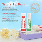 32 Pack Lip Balm, Natural Lip
