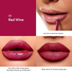 Ruby Kisses Plumping Effect Lip Liner, Semi Matte, Smudge Proof, High Pigment, Medium to Full Coverage Makeup, Precise Tip, Bold Color Lip Plumper