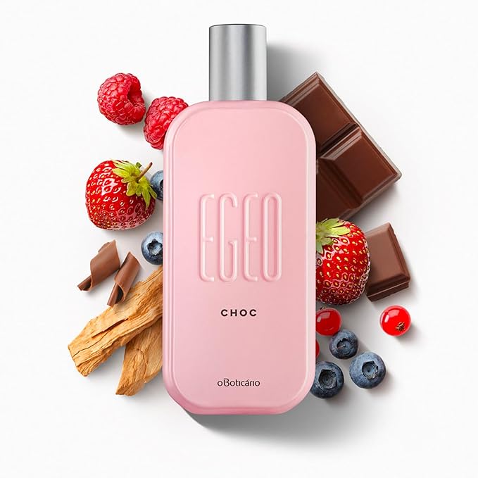 O Boticário Egeo Choc Eau de Toilette, Orange Plum & Apricot Fragrance Perfume for Women, 3 Ounce