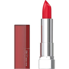 Maybelline Color Sensational Lipstick, Lip Makeup, Cream Finish, Hydrating Lipstick, Nude, Pink, Red, Plum Lip Color, Red Revolution, 0.15 oz; (Packaging May Vary)