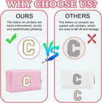 Personalized initial letter patch makeup