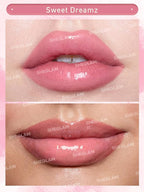 SHEGLAM Pout Pillow Cushion Lip GlossMoisturizing Liquid Lipstick High Shine Finish Sponge Tip Applicator Non-Sticky Lip Glaze Pink Rosa-Sweet Dreamz