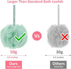5 piece exfoliating loofah set