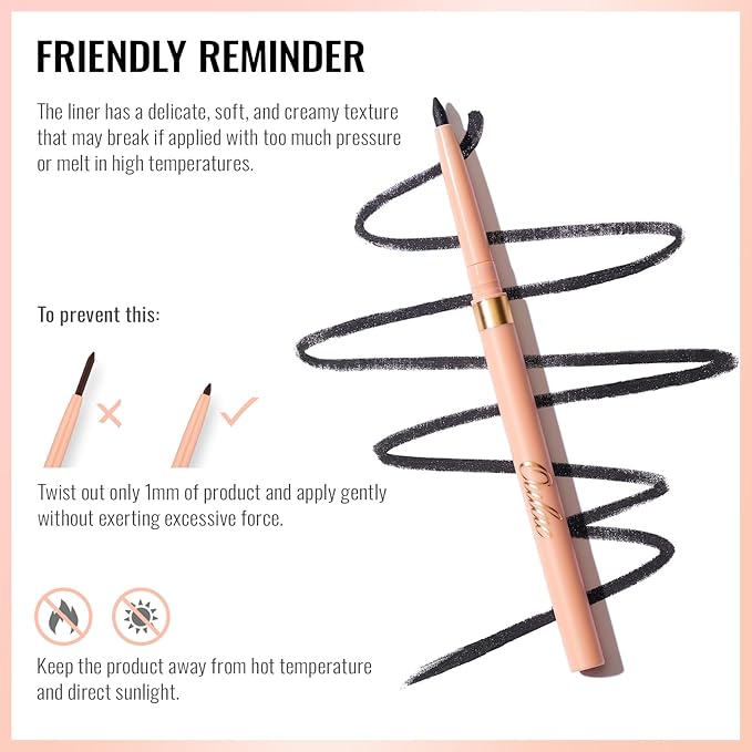 Oulac Waterproof Lipliner Pencil Set - Smooth and Creamy, Retractable Lip Makeup for Precision Application, Vegan & Cruelty-Free, L01+L05+L08