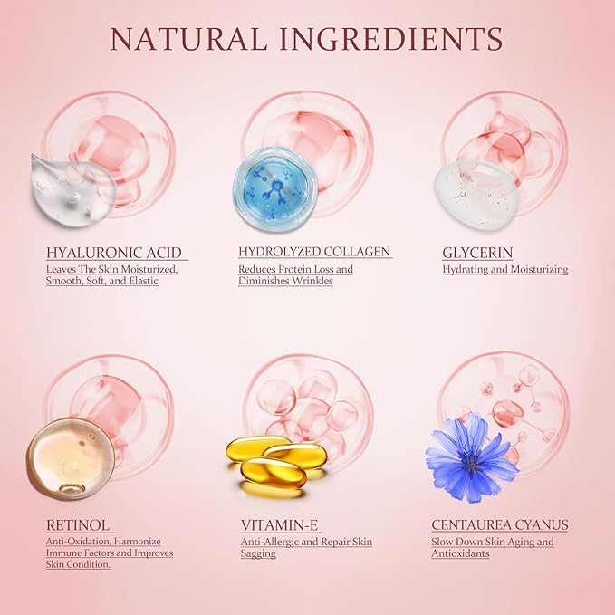 Under Eye Patches Masks - for Dark Circles, Puffiness, Eye bags,and Fine Lines Smoothing Skin Care Treatment with Collagen and Hyaluronic Acid for Women and Men, (60 Pcs) Pink