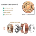 Facial Hair Remover Replacement Heads for Flawless Replacement Heads Gen 2 Suitable for Finishing Touch Flawless Facial Hair Removal Tool for Women,Double Halo Painless and Smooth As Seen On Tv,6 Pcs.