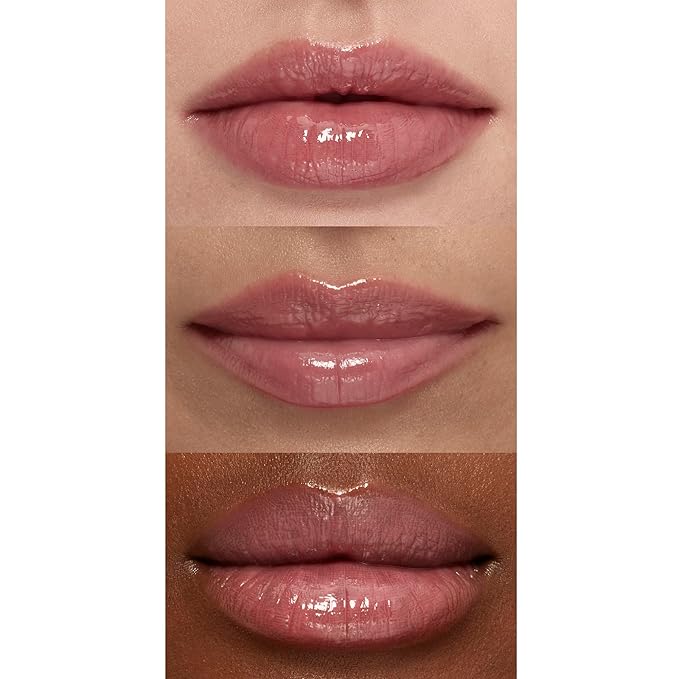 e.l.f. Sun Boss Gloss SPF 25, Pigmented Lip Gloss For A High-Shine Finish, Moisturizing & Conditioning Formula, Vegan & Cruelty-Free, Blush Much?