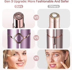 Facial Hair Removal for Women, Painless Electric Facial Hair Remover for Face, Chin，Upper Lip with USB Rechargeable