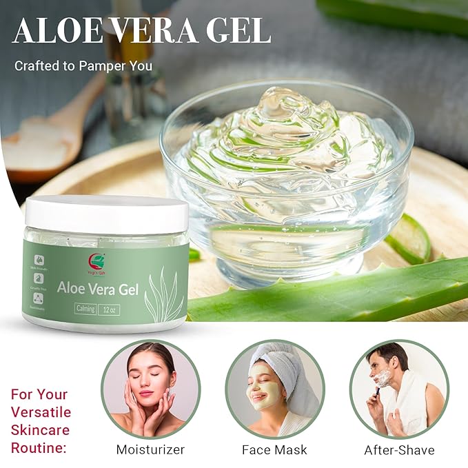 Aloe Vera Gel 12 oz | Unscented | 12 oz