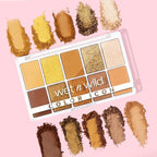 wet n wild Color Icon 10-Pan Eyeshadow Makeup Palette, Yellow Call Me Sunshine, Long Lasting, Shimmer, Metallic, Glittery, Matte, Rich Smooth Pigment, Cruelty Free