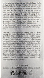 Paula Dorf Eye Cream, 1 Pound