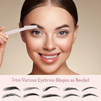 6 Pcs Light Pink Eyebrow Razor, Face Razors Multipurpose, Facial Razors for Women Men, Eyebrow Trimmers Shaver with Protective Cover, Dermaplaning Tools for Face Body Use, Facial Hair Removal Tools