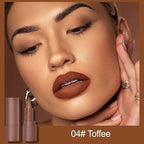 Erinde 2-in-1 Lip Liner and Lipstick Lip Combo Set, Matte Nude Dark Brown Red Lip Liner Creamy Lip Pencil Crayon, High Pigmented Long lasting Lipstick Makeup, 3PCS