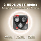 Facial Hair Removal for Women, 3D Floating Blade Rotary Razor, Wet/Dry Electric Shaver, Portable & USB Rechargeable Epilator Hair Remover for Face, Upper Lip, Chin, Arms & Legs (Silver)