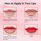 Natural Lip Liner Lipstick Pencils, 12 Colors, Waterproof, Long Lasting, Easy to Apply & Remove, 12 PCS Lip Liner set