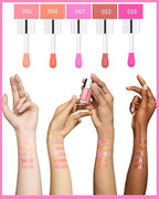 Plumping Lip Glow Oil,Hydrating Tinted Lip Lipstain,Gift