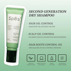 Dry Shampoo Second Generation Oil Control Volumizing Gel， No Need To Wash. Plant Ingredients, 24-Hour Oil Control, Improves Itchy Scalp, 4d Hyaluronic（80ml, Cedar Scent）