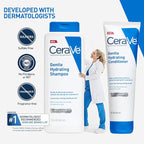 CeraVe Gentle Hydrating Conditioner, Hair Conditioner With Ceramides, Niacinamide & Hyaluronic Acid, Sulfate Free & Color Safe, Moisturizing Conditioner For All Hair & Scalp Types