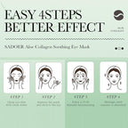 Aloe Vera Under Eye Mask,60 PCS Aloe Vera Gel Eye Mask Skin Care,Hyaluronic Acid Collagen Under Eye Patches for Dark Circles and Puffiness,Reduce Wrinkle Patches,Improves & Firms Eye Skin