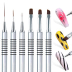 6pcs nail art liner brushes