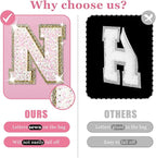 Personalized initial letter makeup bag,