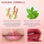 Juicy Lip Plumping Gloss, Pink Tinted Lip Gloss Lip Plumper, Hydrating Moisturizing Lip Tint Stain, Highly Pigmented Shine Glossy Lip Oil, Long-Lasting Lip Gloss For Women Girls Dry Lip Care-01#