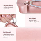 co2CREA Hard Case and Replacement Head Compatible with Finishing Touch Flawless Facial Hair Remover Electric Face Razor for Women (Rose Gold Case + Replacement Head)