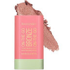 MEICOLY Cream Bronzer Stick, Natural Highlight Contour Makeup,Face Highlighter Stick,Contour Stick Facial Contouring Stick,Buildable Face Bronzer Face Shaping,Waterproof,01 Warm Glow