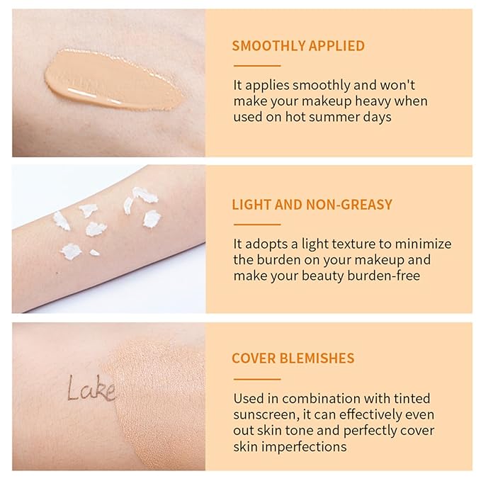 Restore Tint-ed-Face Sunscreen SPF 40丨Hydrating Sunscreen for Face with Vitamin C丨Facial Sunscreen Moisturizing Lightweight, No Sticky Travel Size Long Lasting Protection Face and All Body 1.4 Fl Oz