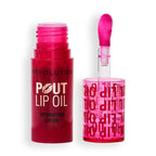 Revolution, Pout Lip Oil, Nourishing Tinted Lip Oil, High Shine, Non-Sticky Finish, Vegan & Cruelty-Free, Cherry Red, 0.13 oz