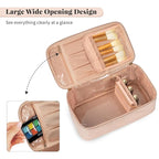 Ocheal makeup bag,vegan leather makeup