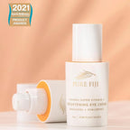 PURE FIJI Eye Cream Vitamin C Brightening Eye Cream, Under Eye Cream for Wrinkles and Bags, Under Eye Cream For Dark Circles, Smoothing & Anti-Aging Skincare (0.5oz/15ml)