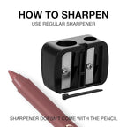 Long-Lasting & Waterproof Lip Liner Pencil – Oral Fixation – Precision Application with Sharpenable Tip (BRUHA)