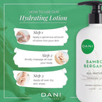 Naturals Hand & Body Lotion - Clean Bamboo Bergamot Scented, Deep Hydration Lotion for Dry Skin, With Shea Butter & Aloe Vera, Natural & Organic Ingredients, Paraben-Free, 12 Oz