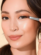 EIGSHOW Flat Eyeliner Brush, Professional Precise Eyebrow Concealer Brush for Sharp Defined, Eye Liner Application with Gel Liquid Cream Powder (E808)