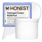 Honest Beauty Refill Pod for Full Size Hydrogel Cream | Lightweight, Moisturizing Water Cream | Gentle for Sensitive Skin, Fragrance Free, Vegan | 1.7 fl oz