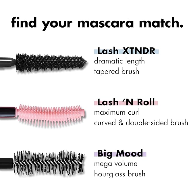 e.l.f. Lash XTNDR Mascara, Made With Tubing Technology For The Look Of Lash Extensions, Clump & Flake Free, Vegan & Cruelty-Free, Deep Brown