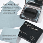 KYDA 200 Sheets Bamboo Charcoal Oil Blotting Paper Control Film