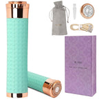 Electric Razors for Women, Rechargeable Hair Removal Device, Painless Face Electric Razor/Shaver for Lip, Arms, Face, Peach Fuzz (Green)