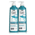 Curel Hydra Therapy In Shower Lotion, Itch Defense Body Moisturizer with Advanced Ceramide Complex, Vitamin E, & Oatmeal Extract, 12 Oz, Pack of 2