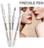 AKARY Freckle Pen Professional Lifelike Face Concealer Point Out Natural Waterproof Longlasting Soft Artificial Fine Makeup Freckle Pen Life Face Decoration (#01 Light Brown)