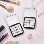 NICENEEDED 2 Pcs Empty Eyeshadow Palettes, 8 Grids